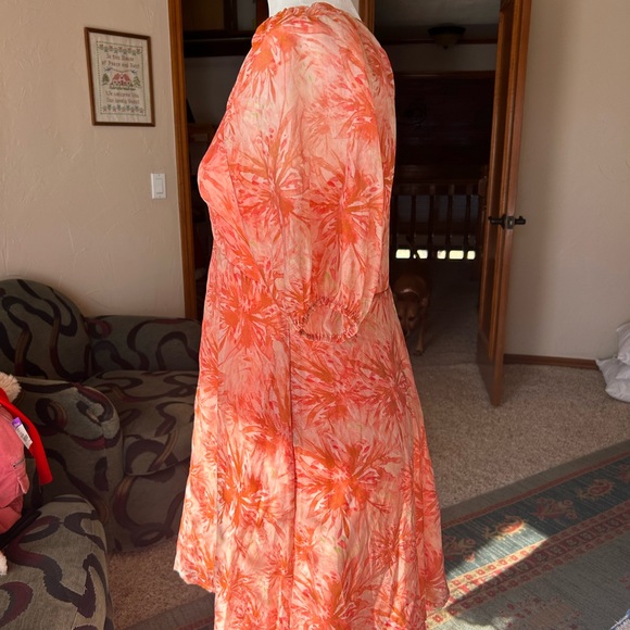 Anthropologie Lucy Paris Azalea Floral Mini Dress M - Picture 5 of 14